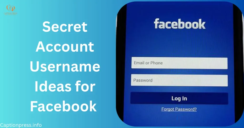 Secret Account Username Ideas for Facebook 