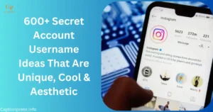 secret account username ideas